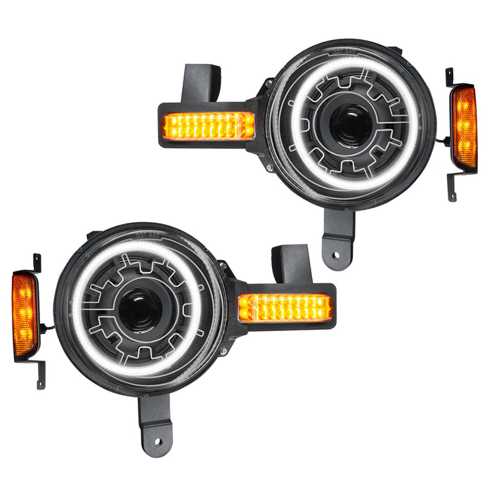 Oculus™ Bi-LED Projector Headlights for 2021+ Ford Bronco - Heated Lens