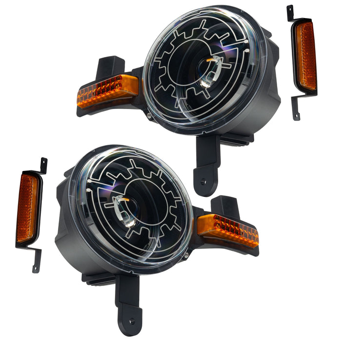 Oculus™ Bi-LED Projector Headlights for 2021+ Ford Bronco - Heated Lens