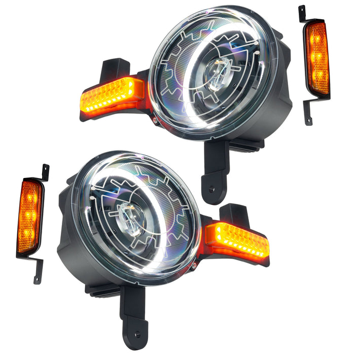 Oculus™ Bi-LED Projector Headlights for 2021+ Ford Bronco - Heated Lens