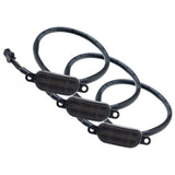 Front view of Universal Pre-Runner Style LED Grill Light Kit with tinted lens.