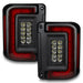 Jeep wrangler JK flush mount tail lights turned off