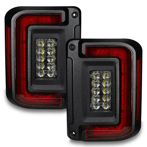 Jeep wrangler JK flush mount tail lights turned off