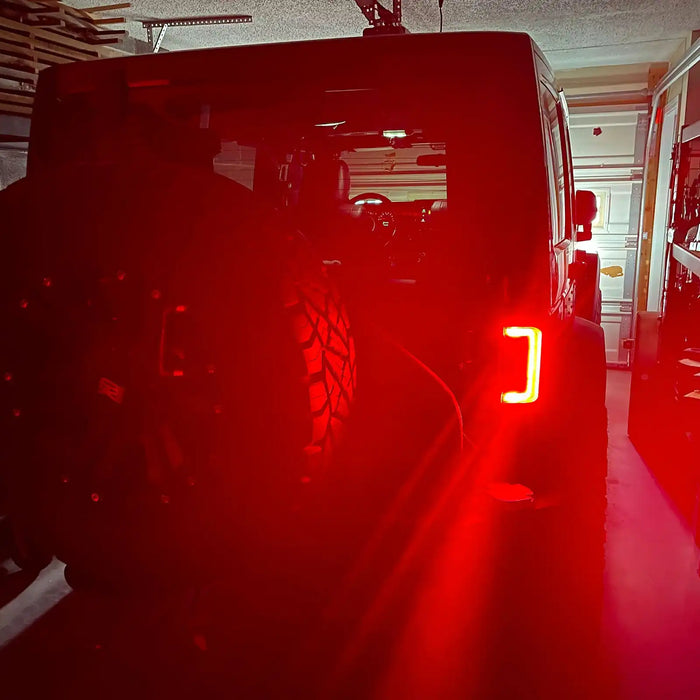 ORACLE Lighting Flush Mount LED Tail Lights for 2007-2017 Jeep Wrangler JK