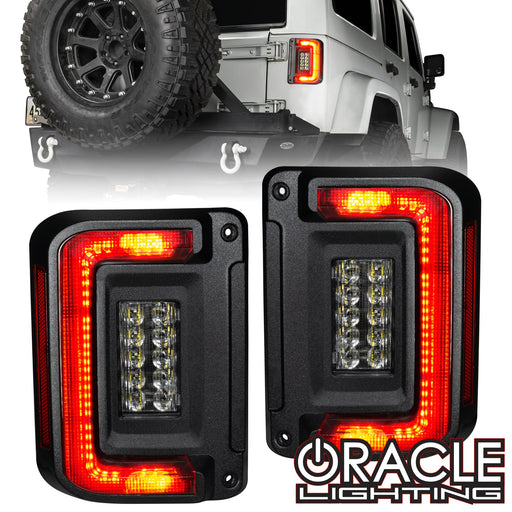 Flush Mount LED Tail Lights for 2007-2017 Jeep Wrangler JK