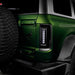 Close-up of Tinted Flush Style LED Tail Lights installed on Ford Bronco.