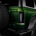 Close-up of Tinted Flush Style LED Tail Lights installed on Ford Bronco.