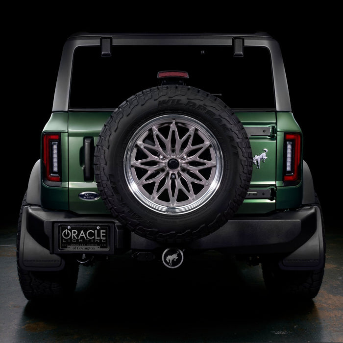 Rear view of Ford Bronco equipped with Flush Style LED Tail Lights.