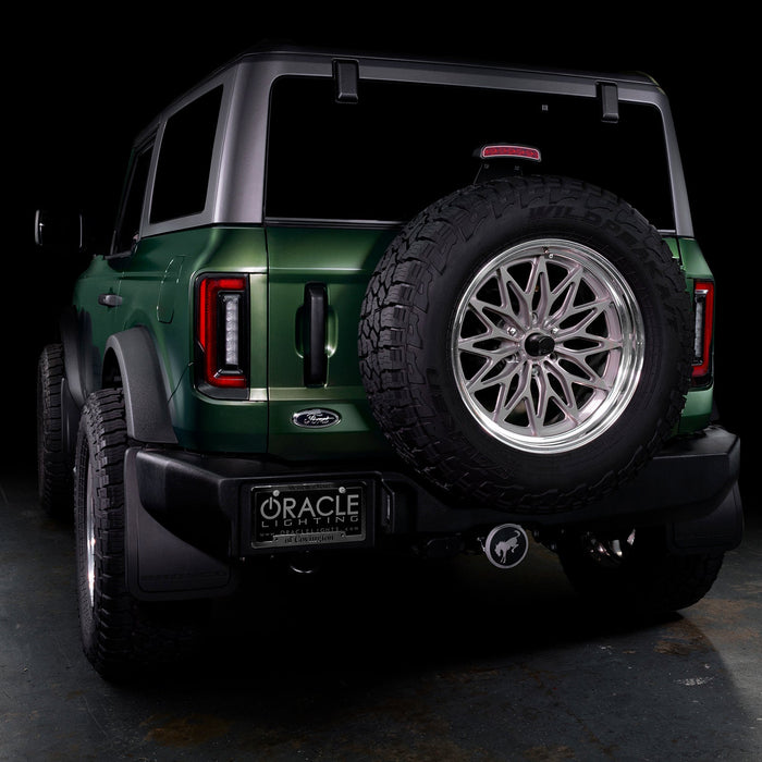 Rear view of Ford Bronco with Flush Style LED Tail Lights installed.