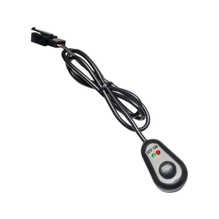 Pre-wired on/off switch