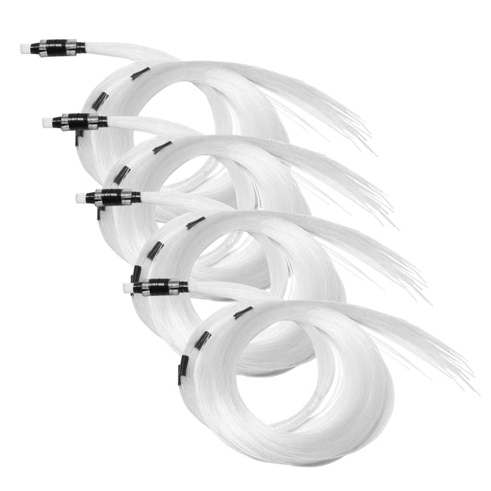 4 sets of fiber optic cables.