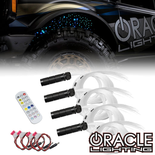 Fiber Optic Wheel Liner ColorSHIFT RGB+W Kit - 40W LED/ 600 Fibers.