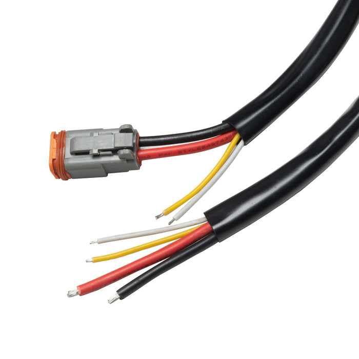 Close-up view of Ford Bronco Roof Light Bar Factory AUX Wiring Harness