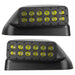 Front view of 2017-2022 Ford Super Duty LED Off-Road Side Mirror Ditch Lights