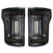 Front view of Tinted Flush Style LED Tail Lights for 2015-2020 Ford F-150