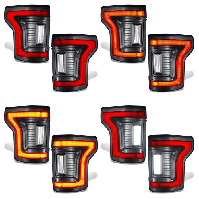 ORACLE Lighting Flush Style LED Tail Lights for 2015-2020 Ford F-150