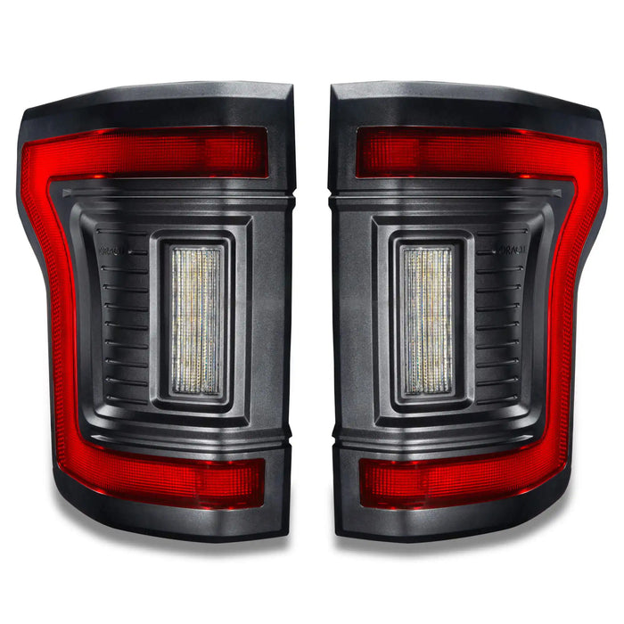 Front view of Flush Style LED Tail Lights for 2015-2020 Ford F-150