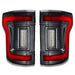 Front view of Flush Style LED Tail Lights for 2015-2020 Ford F-150