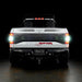 Rear view of white Ford Raptor with Flush Style LED Tail Lights installed and reverse lights turned on