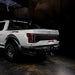 Rear three quarters view of white Ford Raptor with Flush Style LED Tail Lights installed