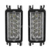 Front product view of Dual Function Amber/White Reverse LED Module for Jeep Wrangler JL Flush Tail Lights