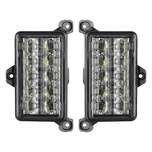 Front product view of Dual Function Amber/White Reverse LED Module for Jeep Gladiator JT Flush Tail Lights