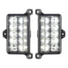 Front product view of Dual Function Amber/White Reverse LED Module for Jeep Gladiator JT Flush Tail Lights with white LEDs