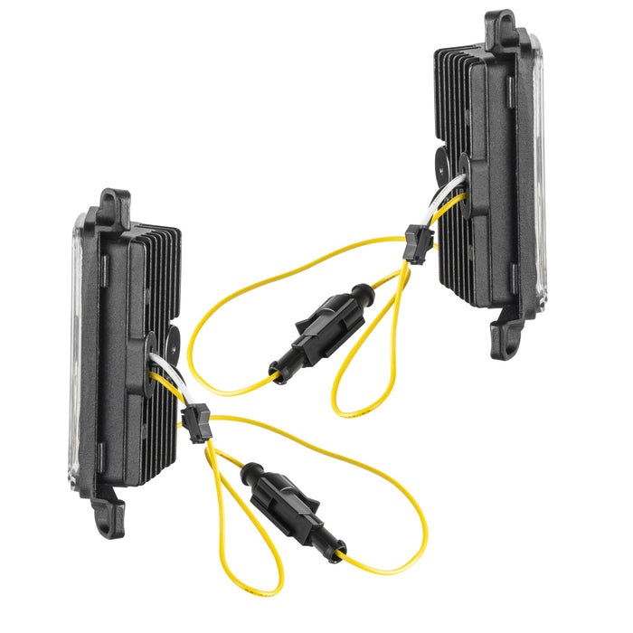 Side product view of Dual Function Amber/White Reverse LED Module for Jeep Gladiator JT Flush Tail Lights