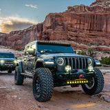 ORACLE Lighting Integrated Windshield Roof LED Light Bar System for Jeep Wrangler JL & Gladiator JT