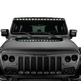 ORACLE Lighting Integrated Windshield Roof LED Light Bar System for Jeep Wrangler JL & Gladiator JT