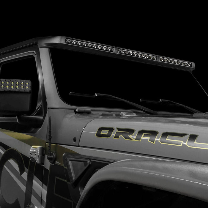 ORACLE Lighting Integrated Windshield Roof LED Light Bar System for Jeep Wrangler JL & Gladiator JT