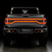 Rear view of Jeep Gladiator JT with Racetrack Tail Gate DRL on