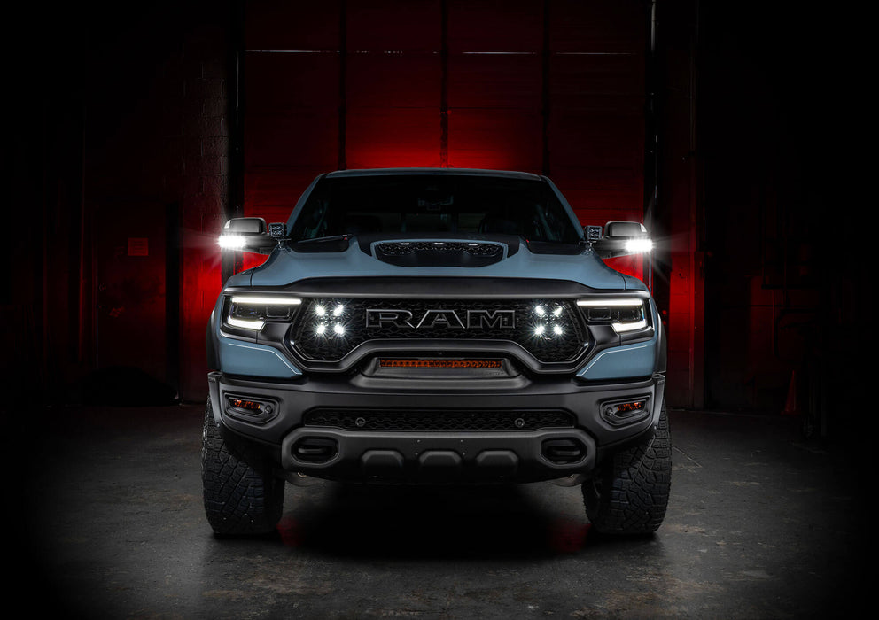 Oracle Lighting RAM Tow mirror Ditch light lifestyle photo lights on