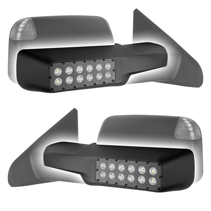 Oracle Lighting RAM Tow mirror Ditch light diagram 