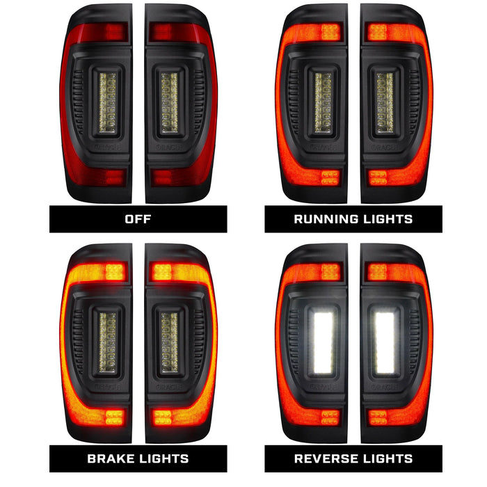 ORACLE Lighting Flush Style LED Tail Lights for 2019-2023 GMC Sierra