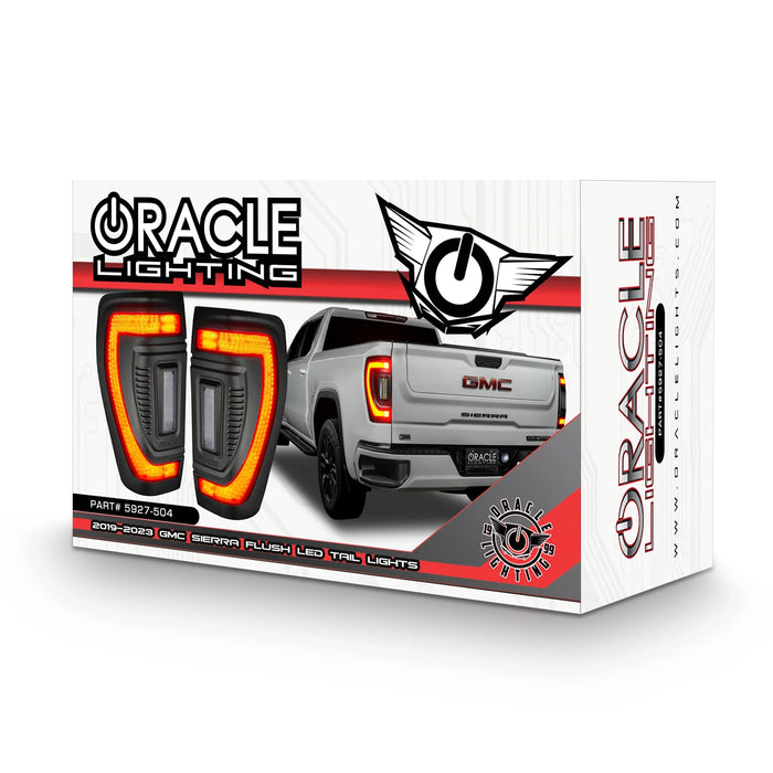 ORACLE Lighting Flush Style LED Tail Lights for 2019-2023 GMC Sierra