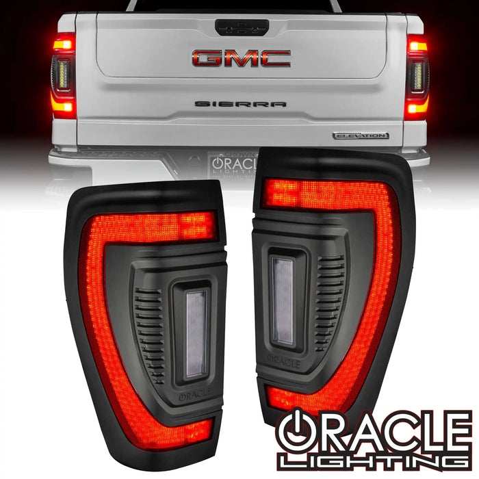 ORACLE Lighting Flush Style LED Tail Lights for 2019-2024 GMC Sierra