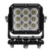 LED work light with hexagonal pattern on a white background