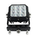 Square LED work light with multiple bulbs on a white background