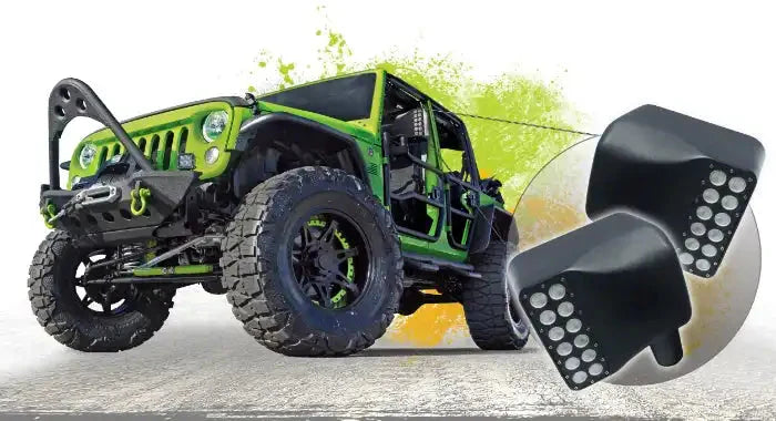 Jeep Wrangler JK LED Off-Road Side Mirrors