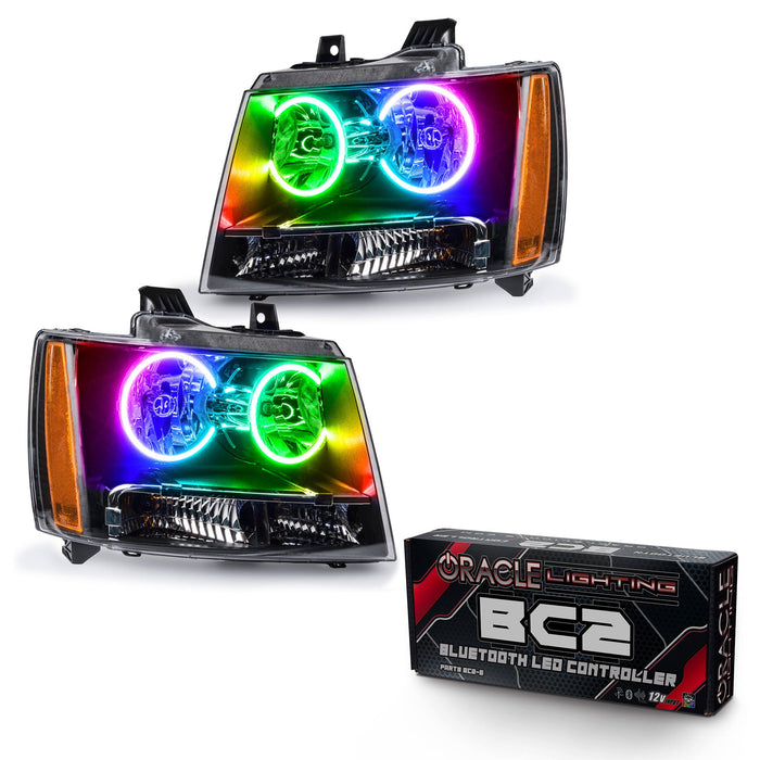 2007-2013 Chevrolet Avalanche Pre-Assembled Halo Headlights