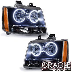 2007-2013 Chevrolet Avalanche Pre-Assembled Halo Headlights