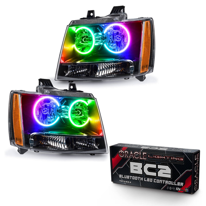 2007-2014 Chevrolet Tahoe Pre-Assembled Halo Headlights