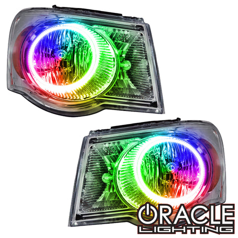 2007-2009 Chrysler Aspen Pre-Assembled Headlights - Dynamic ColorSHIFT