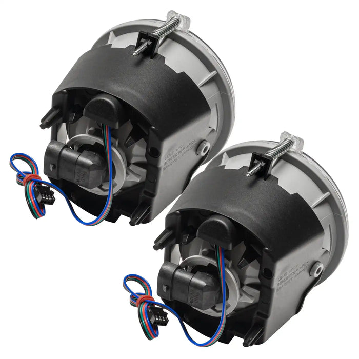 Rear view of 2007-2009 Chrysler Aspen Pre-Assembled Halo Fog Lights
