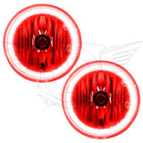 2005-2010 Chrysler 300 Base Pre-Assembled Fog Lights with red LED halo rings.