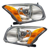 2007-2012 Dodge Caliber Pre-Assembled Headlights - Chrome