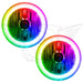 2007-2011 Dodge Caliber Pre-Assembled Halo Fog Lights with ColorSHIFT LED halo rings.