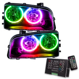 2005-2010 Dodge Charger Pre-Assembled Halo Headlights - Non HID with 2.0 Controller.