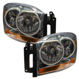 2006 Dodge Ram Pre-Assembled Halo Headlights - Chrome