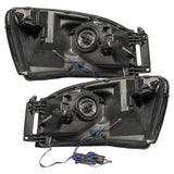 Rear view of 2006 Dodge Ram Pre-Assembled Halo Headlights - Chrome